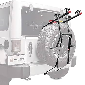 Allen Sports Deluxe 2-Bike Spare Tire Mounted Carrier